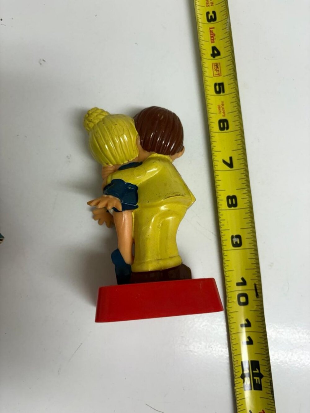 Vintage "Love Is… You and Me Together" Hugging Couple Figurine – 6" Tall – Retro